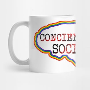 Cerebro con pensamiento de Conciencia Social Mug